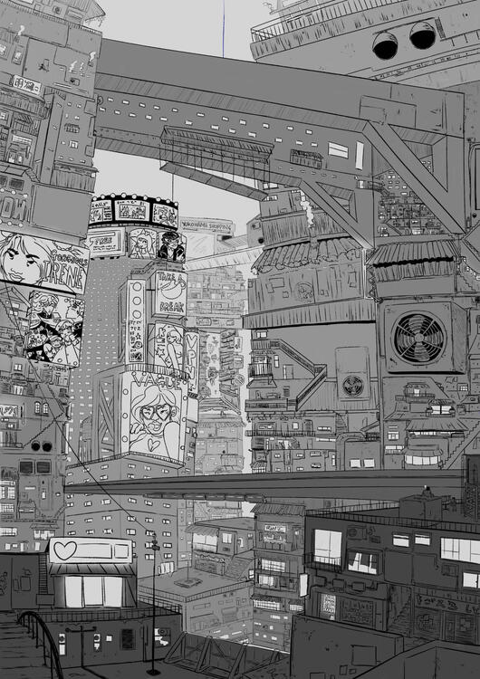 worldbuilding concept art